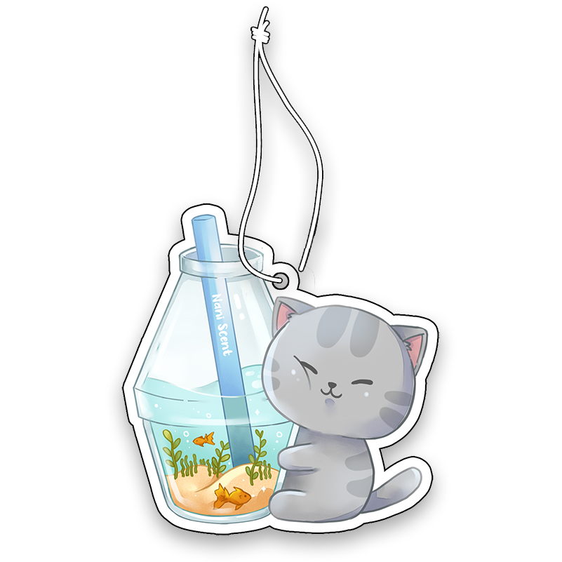 Kitty with Bottle Air Freshener